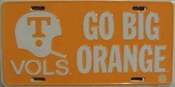 (6x12) University of Tennessee Go Big Orange NCAA License Plate