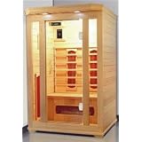 Water Infrared Sauna 2 Person W/carbon Heaters