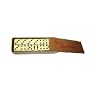 New Thick Jumbo Dominoes/dominos with Spinner Brown Box Double 6 Set 28 Ivory with Black Dots
