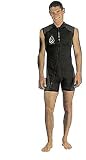 Parkway Scuba 2.5mm Shorty Sleeveless Jacket Scuba Diving, Snorkeling, Surfing, Water Sports, Dive Diver Snorkel Surf Wet Suit Wetsuit Vest