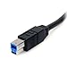 StarTech.com 10 ft Black SuperSpeed USB 3.0 Cable A to B - M/M- for P/N: PCIUSB3S4 - PEXUSB3S23 - PEXUSB3S24 - PEXUSB3S25 - PEXUSB3S44V - PEXUSB3S4V (USB3SAB10BK)