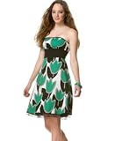 Speechless Tulip-Print Strapless Party Dress