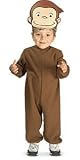 Travel Gear Bag Curious George Flannel Infant Halloween Costume Size 6 12mo