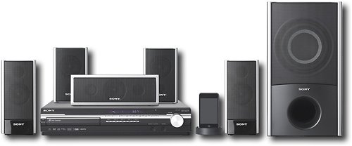 Sony DAV-HDX275 BRAVIA 5-Disc DVD/CD Player 5.1 Channel Home Theater System, Black