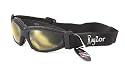 Rayzor Professional UV400 Black 2 In 1 Padded Sports Sunglasses / Goggles, With a Clear Yellow Anti-Glare Clarity Lens and a Detachable Elasticated Headband