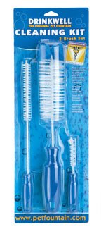 Childrens Toyshop  Pet Supplies : Drinkwell 3-Brush Cleaning Kit