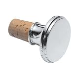 Review Carrs Of Sheffield  / Flat Bottle Stopper In Sterling Silver By Carrs Of Sheffield