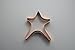 Christmas Star Copper Cookie Cutter, 3x3.5 inches
