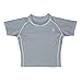 i play. by green sprouts baby girls Rashguard infant and toddler sun protective swimwear, Gray, 12 Months US