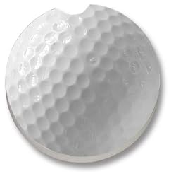 Golf Ball Car Coaster, Single
