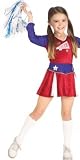 Girls Kids American Cheerleader Majorette Fancy Dress Halloween Costume 5-7 yrs
