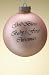 "God Bless Baby's First Christmas" Pink Glass Ball Ornament #25971