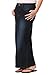 Long Denim Skirt - Indigo Womens Blue Full Length (SKIRT45)