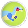 Dinosaurland Allosaurus Knob by Olive Kids