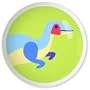 Olive Kids Dinosaurland Coordinating Allosaurus Truck Drawer Knob 2 Pack