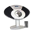 SuperSonic SC-3311 Vertical CD Player AM FM Alarm Clock Stereo System