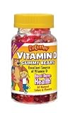 L'il Critters Vitamin D Bears, 60 count, 0.47 Bottles (Pack of 3)