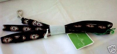 Vera Bradley Classic Black Dog Leash XS-Sm