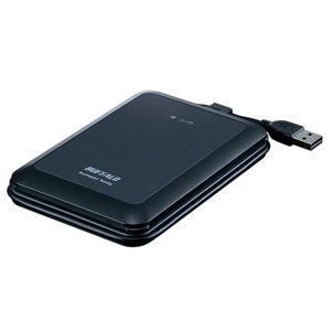 BUFFALO USB2.0対応 耐衝撃ポータブルHDD TurboUSB機能搭載 320GB ブラック HD-PSG320U2-BK
