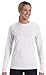 Bella Ladies Missy Fit Long-Sleeve Crewneck Jersey T-Shirt, white, Small