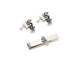 Chicago White Sox Cufflinks and Tie Bar Gift Set