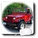 Cars - Red Jeep Wrangler - Mouse Pads