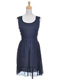 Anna-Kaci S/M Fit Pretty Black Sleeveless Elegant Semi Formal Cocktail Dress