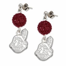 Cleveland Indians Ovation Crystal Earrings