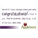 Applebee's Congratulations! Gift Card