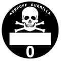 FEINSTAUBPLAKETTE AUSPUFF GUERILLA Aufkleber Autoaufkleber