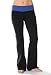 Beyond Yoga Supplex Two-Tone Pant (Black/Blue Jay, Medium)