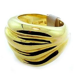 Gold Plated Sterling Silver Bold Ring