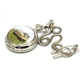 Reflex Army Tank Taschenuhr in metalenen box 141066SP Damen