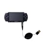 Retractable USB Cable for the Sony PSP-1001 Playstation Portable with Power Hot Sync and Charge capabilities - uses Gomadic TipExchange Technology