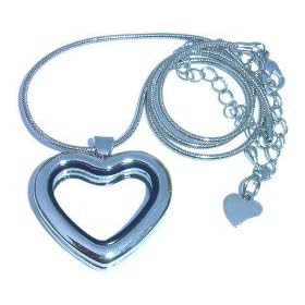 Clearly Charming Heart Locket Necklace