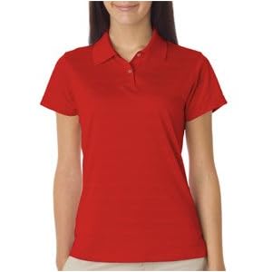 Buy Adidas Ladies ClimaCool Mesh Solid Textured Polo by adidas