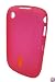 GO BC718 Soft Silicone Gel Skin Protector Case for Blackberry 8520/9300 - 1 Pack - Carrying Case - Retail Packaging - Red