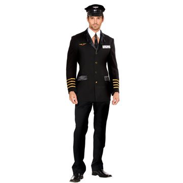 Hugh Jorgan Mile High Pilot Adult Costume
