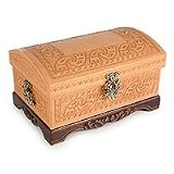 Cedar and leather chest, 'Ancestors'