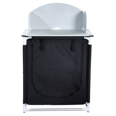 10T Camping Küche camKITCHEN 75x53x85,5/116,5 cm Alu