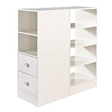 Logik Collection Twin Loft Bed Storage Unit in Pure White Finish By South S ....