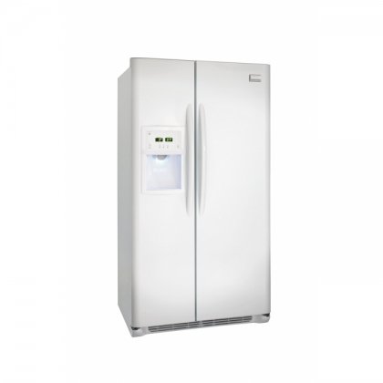 Frigidaire FGHC2335LP Gallery 22.6 Cu. Ft. Counter-Depth Side-by-Side Refrigerator - Pearl White