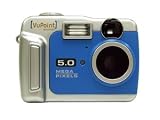 VuPoint DC-M506ATB-VP - Digital camera - 5.0 Mpix / 8 Mpix (interpolated) - supported memory: MMC, SD - blue