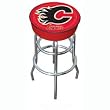 NHL Calgary Flames Padded Bar Stool - Game Room Products > Pub Stools > NHL - Hockey