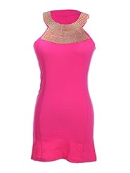 Zig Zag Halter Metallic  Dress