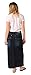 Long Denim Skirt - Indigo Womens Blue Full Length (SKIRT45)