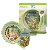 Disney Winnie The Pooh & Friends Breakfast set - 3 pcs child tableware (bowl, tumbler, and spoon)