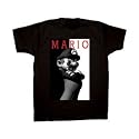 Nintendo Black and White Mario Scarface Spoof Mens T-Shirt