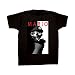 Nintendo Black and White Mario Scarface Spoof Mens T-Shirt Image