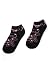 Ed Hardy Women Love Kills Slowly No-Show Sport Sock - Black